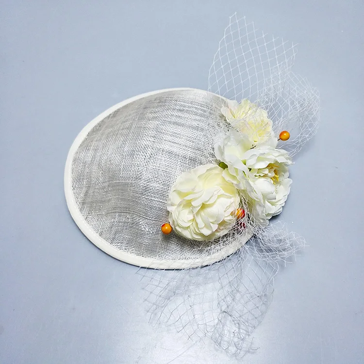 
British Ladies Wedding Derby Formal Feather Hair Clip Hat Fascinators Headband For Women 