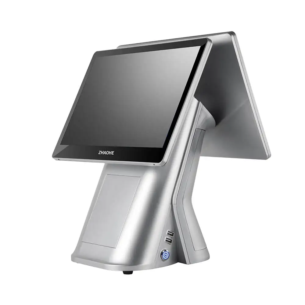 15.6inch windows Point of sale pos system cash register pos terminal machine with printer cach machines