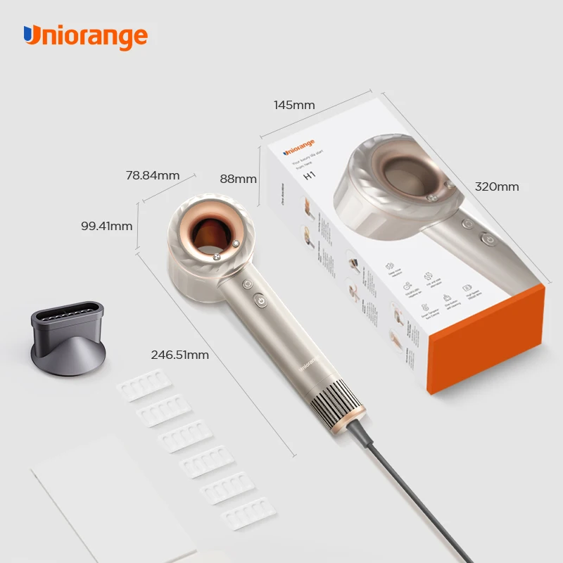 Uniorange high speed Plasma ion Low noise hair dryer wholesale hair dryer professional salon