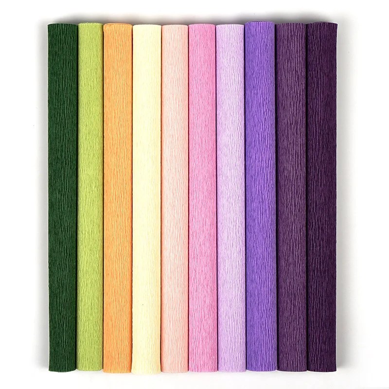 Hot Sale Patterned Crepe Paper,rainbow Crepe Paper Streamer,Colorful DIY Party Colorful Crepe Paper Streamers