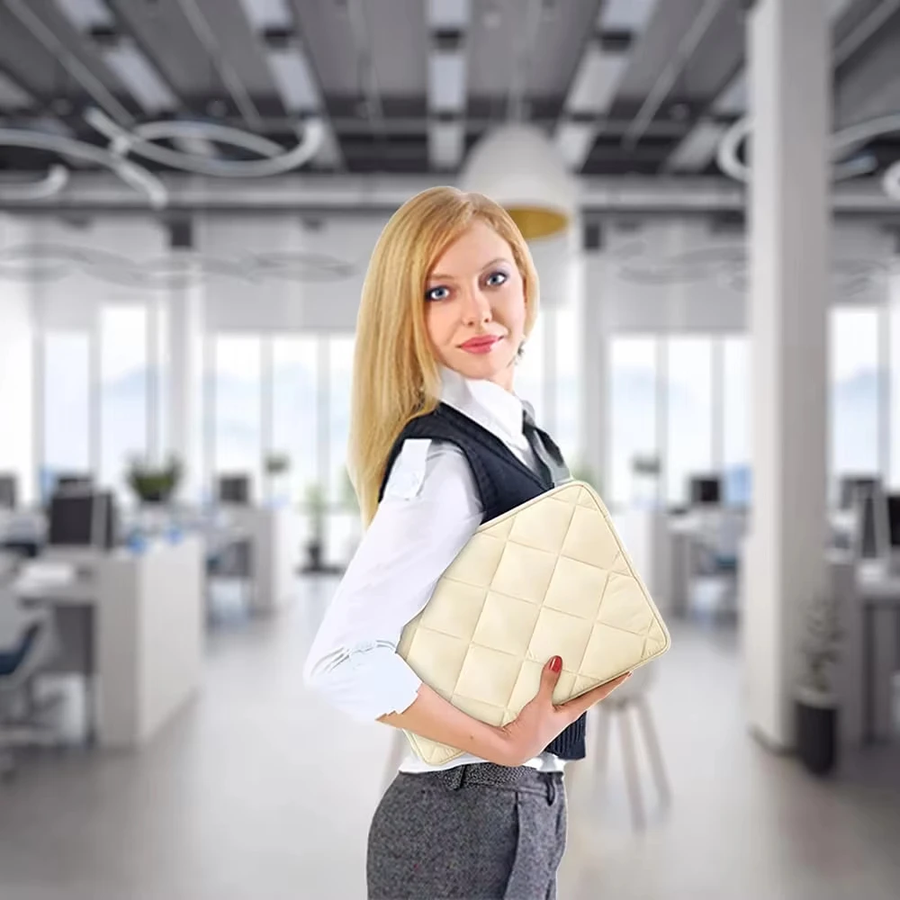 Customized Soft Portable Nylon Zipper Laptop Case Cover Outdoor Office Use Protective Storage Bag for Tablet