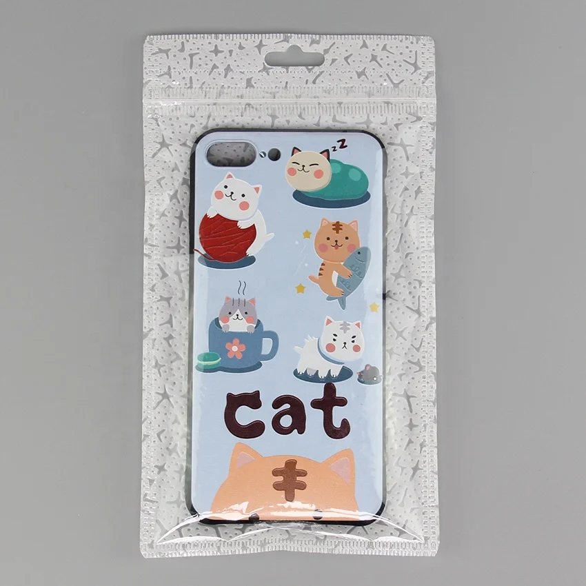 Reusable Plastic Poly Retail Packaging Bag Mobile Phone Case Cover Package Bags Packing Pouches for iPhone Samsung Cases