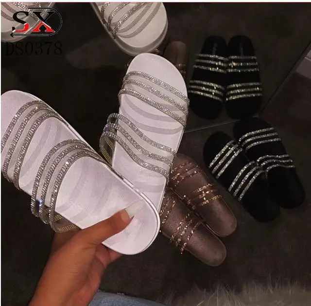 Wholesale Comfortable Design Females Sandal Shoe Custom Flat Sandals Women