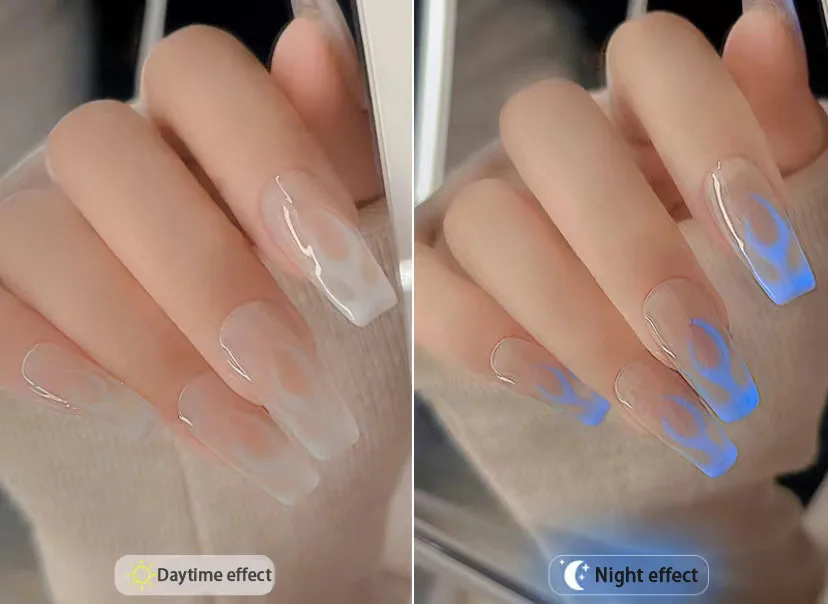 Glow nail polish pigment powder dust glowing in the dark powder for nail art DIY painting photoluminescent