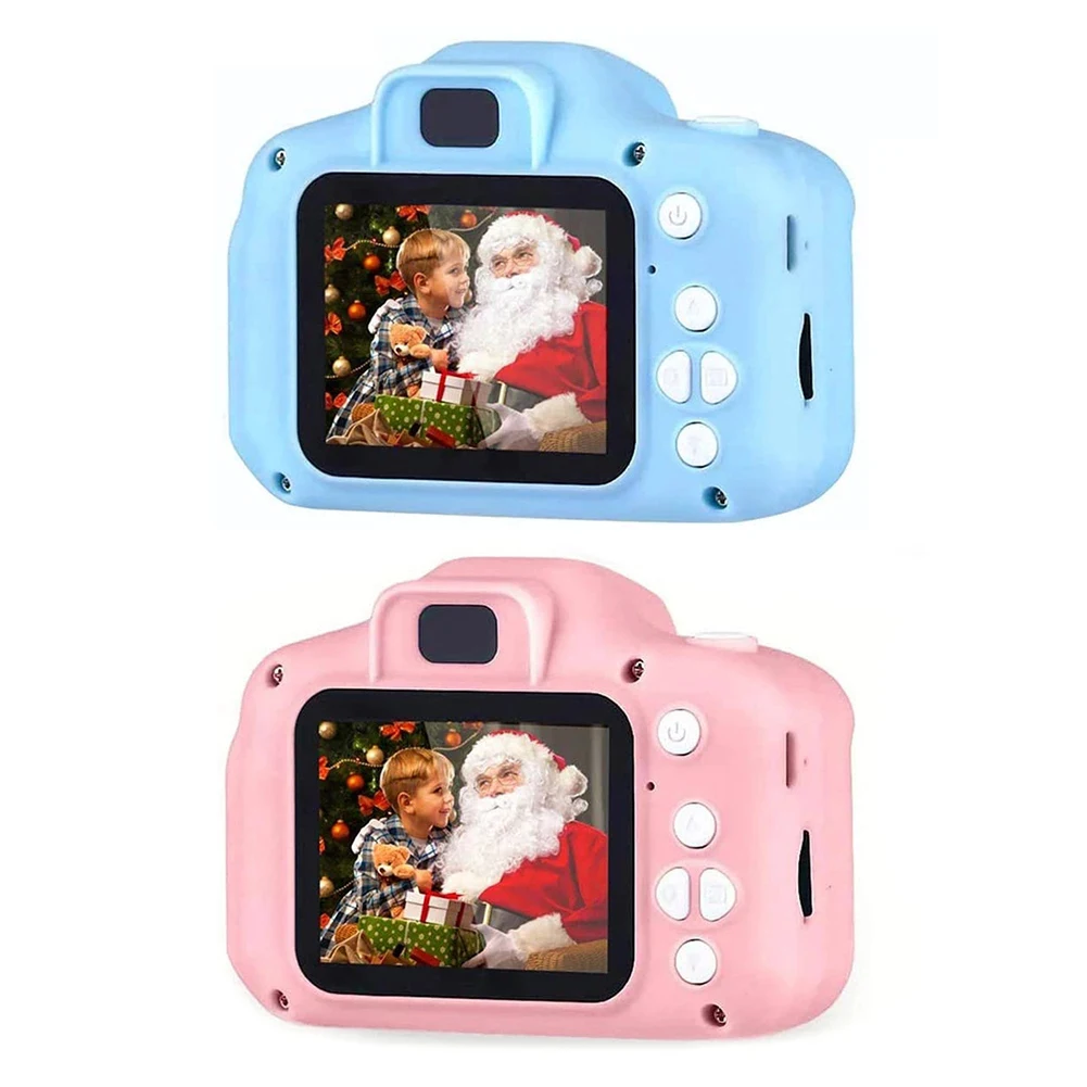 Cartoon Kids Camera Toy 2 Inch HD IPS Screen Child Camera Gift Kids Digital Camera USB Charging Toys for Christmas Birthday Gift