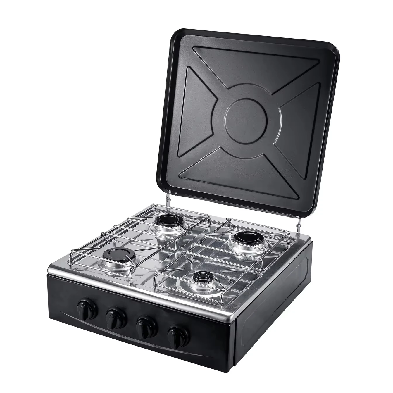 Factory direct sale four-stove vertical split European furnace outdoor indoor gas stove