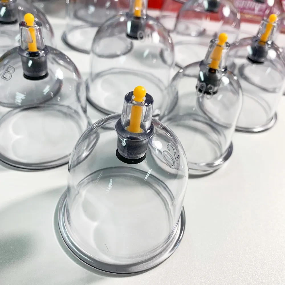 
jinkang Vacuum Cupping Set 24 Cups with Guasha set 