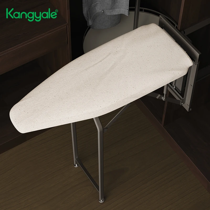 Wardrobe Hardware Folding Ironing Board Metal Sliding Laundry Room Ironing Board Vertical Ironing Board