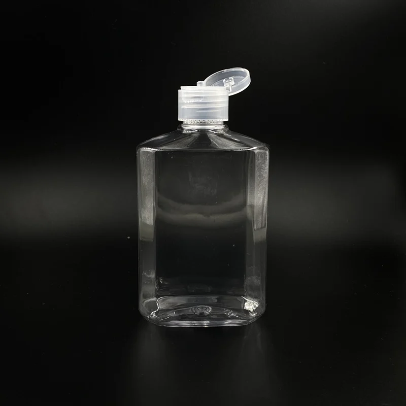 Wholesale Clear 250ml Plastic flip top dispenser bottles hand soap bottle empty pump sprayer bottle