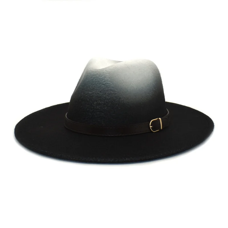 Fedora Hat For Women Men Unisex For Church Jazz Cap INS Classical Outdoor Cowboys Wool Felt Holiday Hat