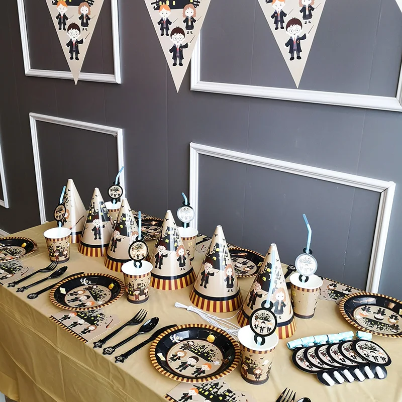 
eco friendly fancy decorative high quality paper plates and cups for party 