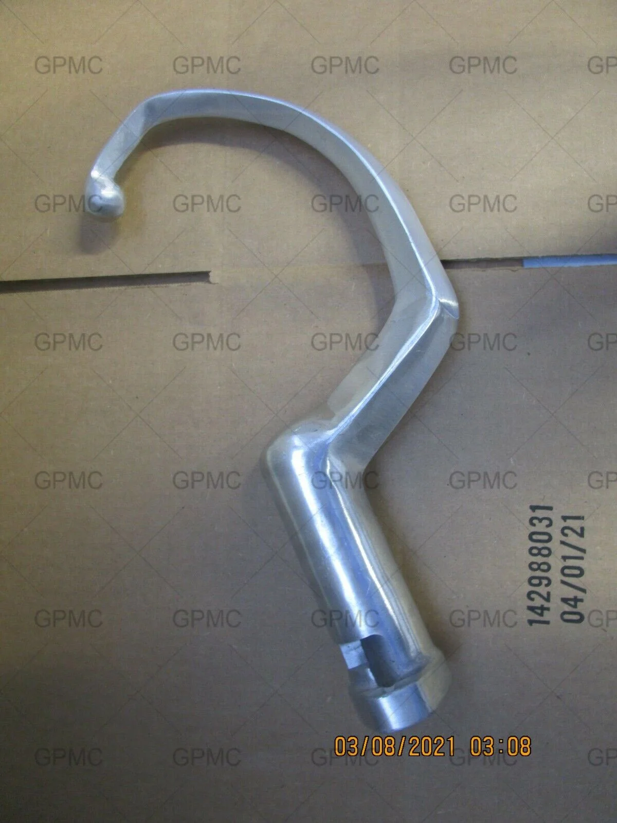 Spiral Hook Stainless Steel for Dough Mixer China Stainless Steel Cast Silica Sol Casting/Investment Casting Foundry/Lost Castin