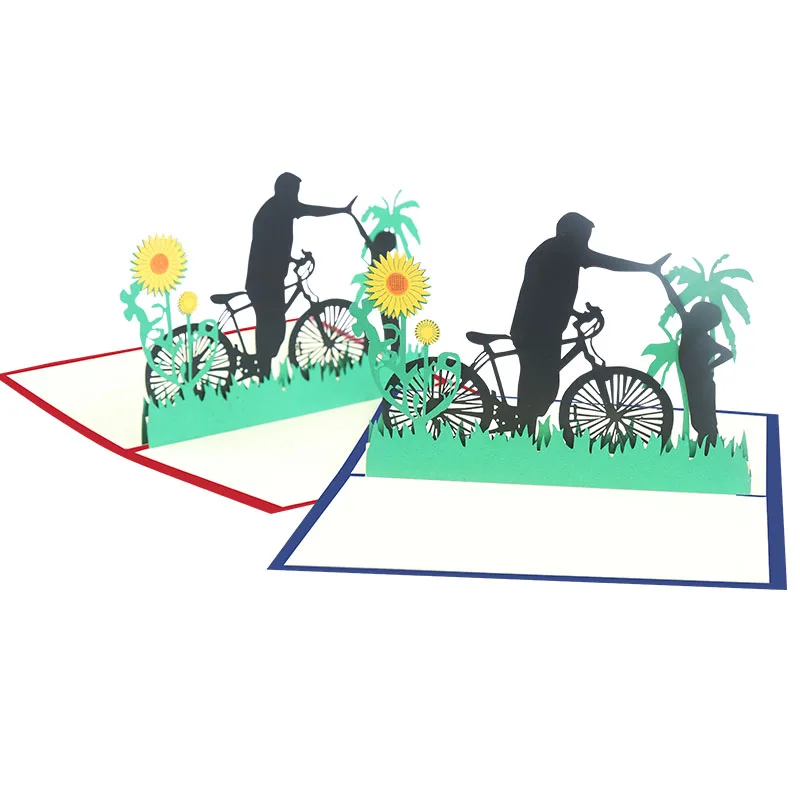 3D Pop Up Happy Fathers Day Card Dad Birthday Card-Surprise With Envelope