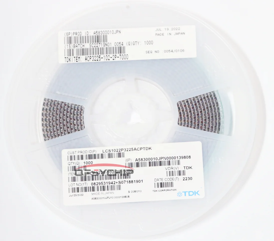 ACP3225-102-2P-T000  ACP3225-501-2P-T000  SMD Common Mode Filters For power line ACP3225 Series