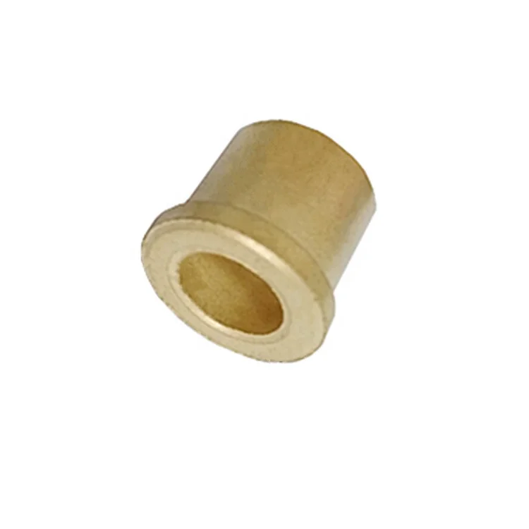 bearing factory customized 8 mm inner diameter bronze flange sleeve bearings