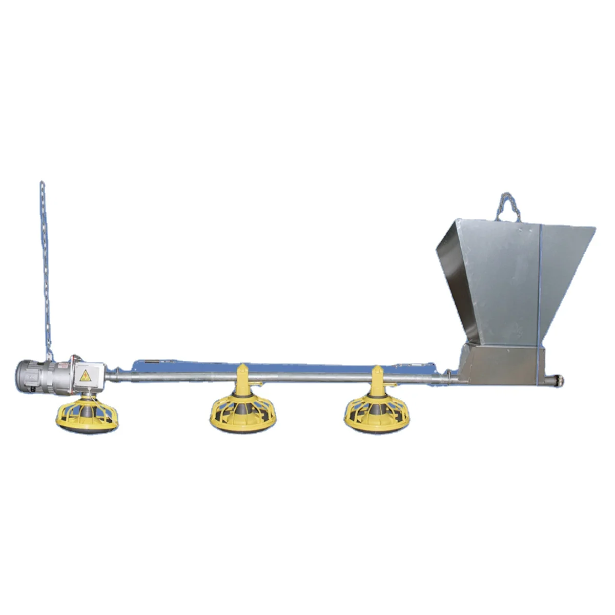 
 Автоматическая кормушка для цыплят Broiler, система кормления сковородок для птицы  