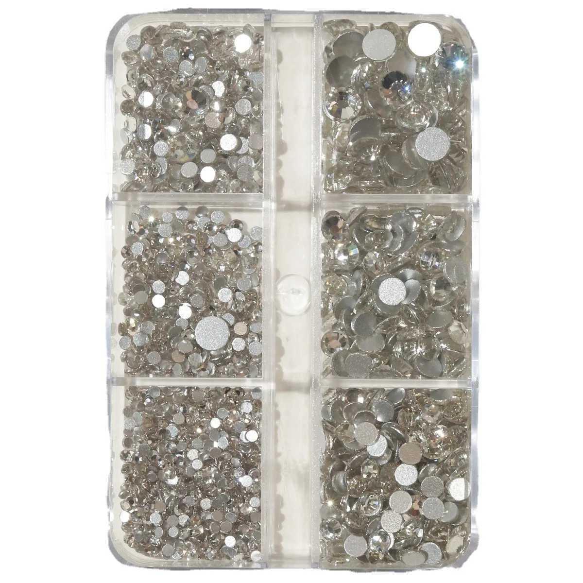 RU 3D DIY Nail with Super Sparkling Colored Diamond ABS Plastic and Glass Material Packed in Boxes and Bags