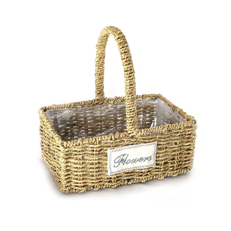 
Wicker / Grass Weaving Hamper Basket Gift Rectangle Basket in Bulk 