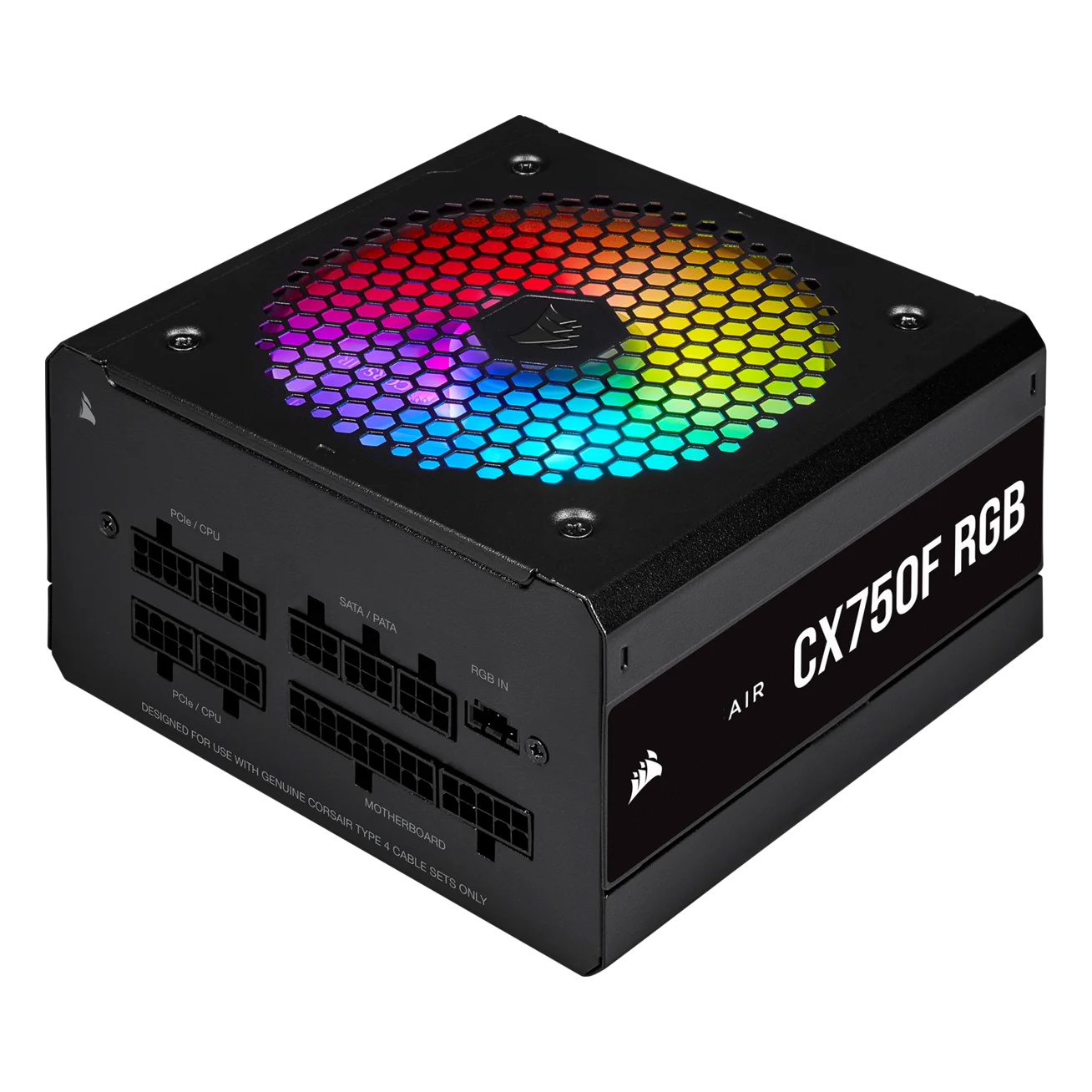 USCorsair 550W 650W 750W RGB PSU CX-F 80 Plus Bronze CX550F CX650F CX750F RGB Computer Part power supply