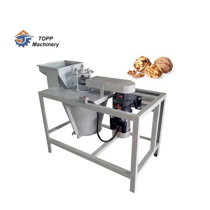 High efficiency nut shell cracker walnut macadamia nut cracker machine