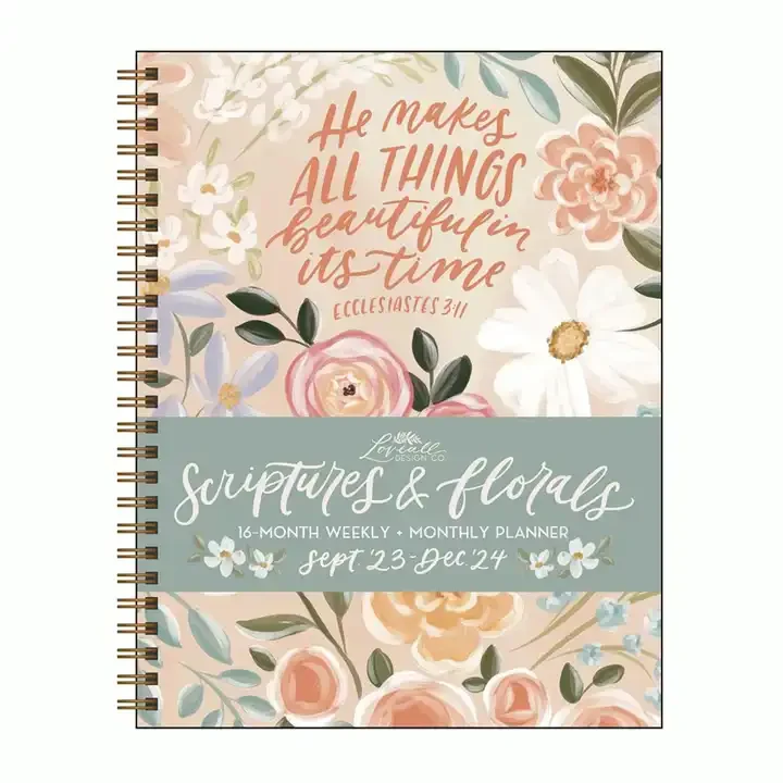 Customize 2024 Monthly Calendar Notebook Diary Planner Agenda Books for Schedule
