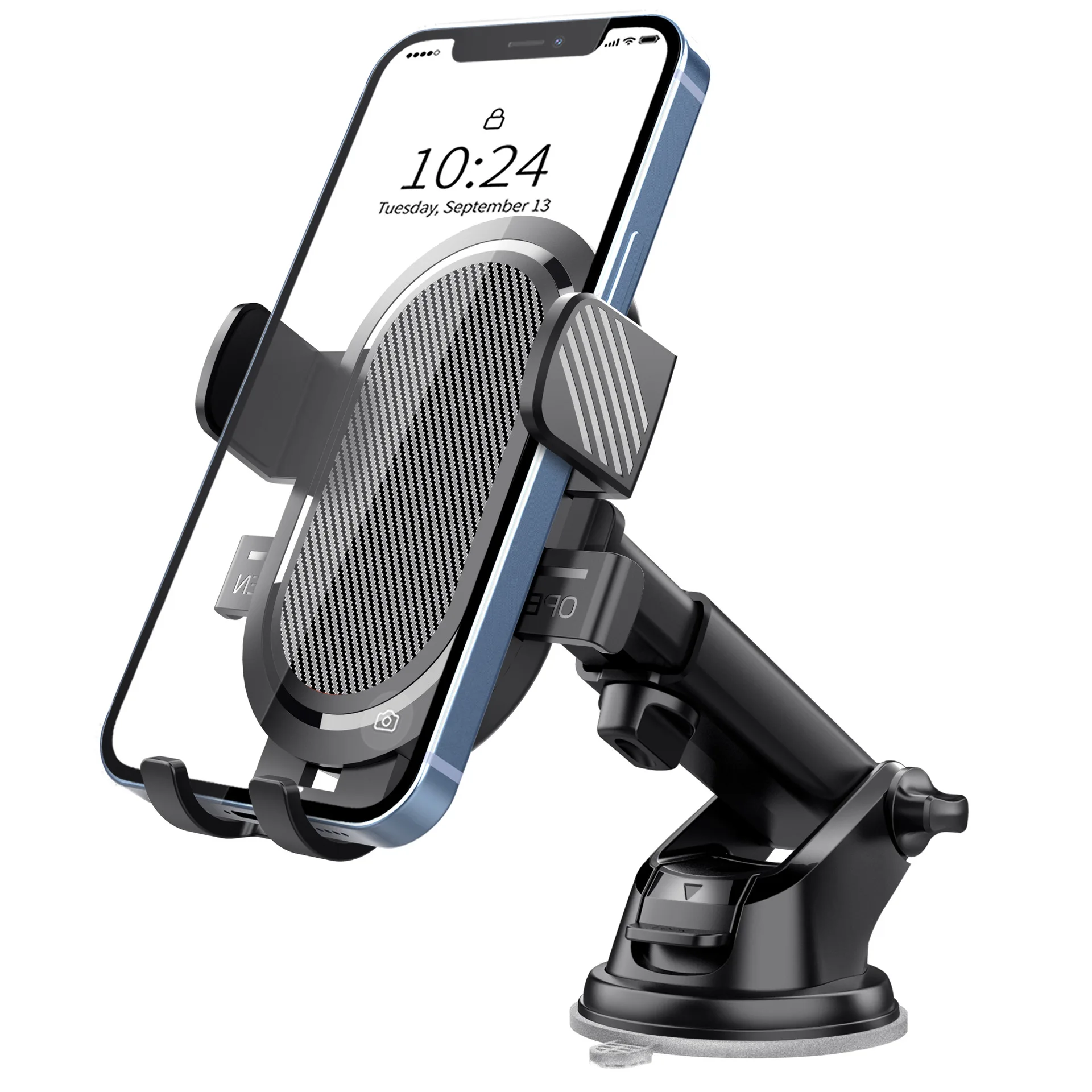 2-in-1 Universal Adjustable Mobile Phone Holder With Suction Cup Car Air Vent Mount Dashboard Car Phone Holder