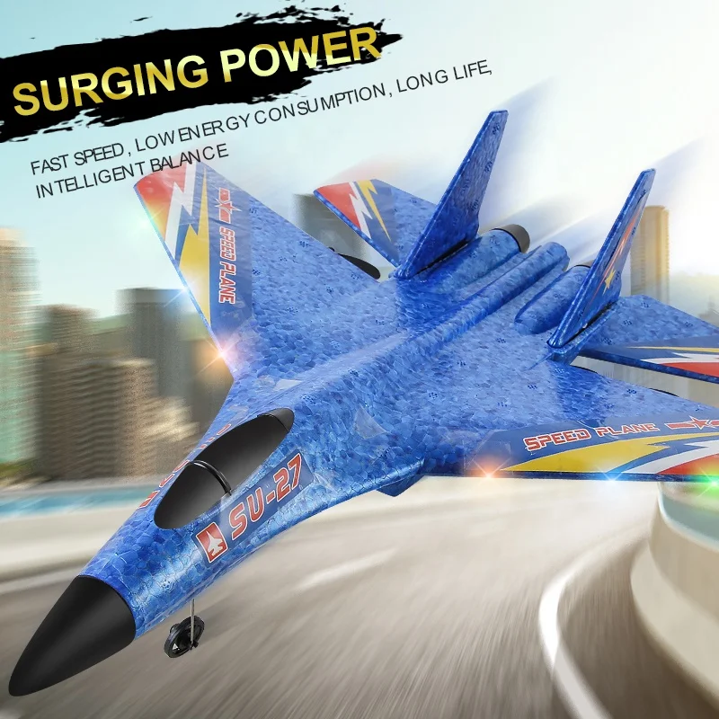 820 SU 27 290mm 2.4G 2.5CH Wingspan Remote Control Glider Model Toy Avion Foam EPP Flugzeug RC Plane Airplane for Kids