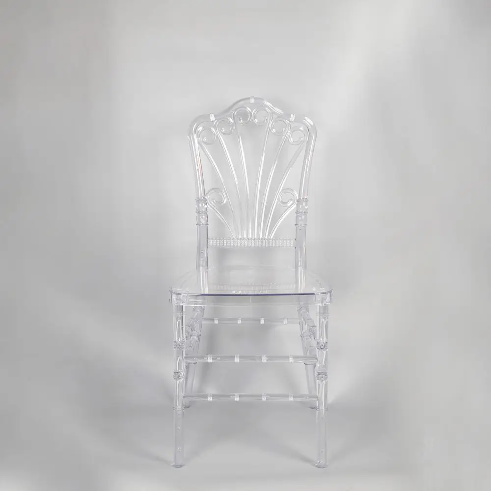 Wholesale Top Grade Wholesale Modern Popular Wedding Outdoor Banquet Party Transparent Acrylic Wedding Tiffany Chiavari Chair