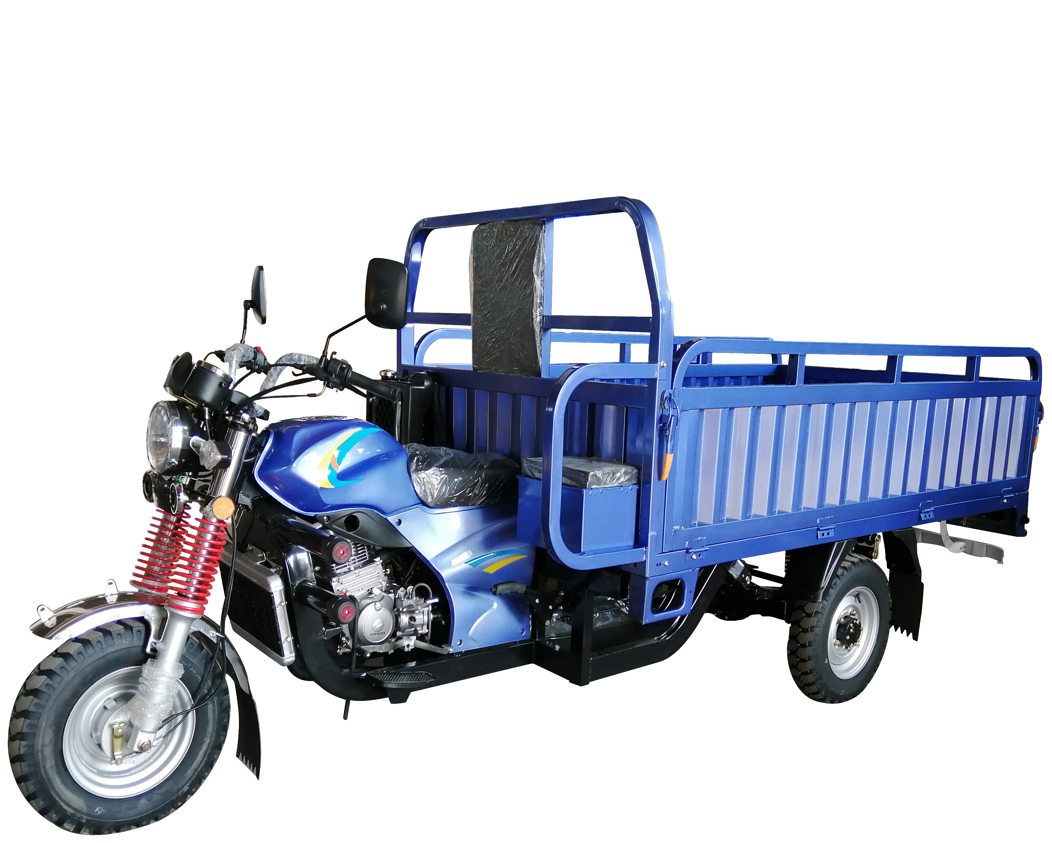 High Performance gasoline Three Wheel petrol Motorcycle Fast speed  cargo tricycle