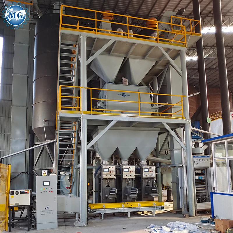 Tower Type Industrial Ready Dry Mortar Powder and Plaster Mixer Machine Plant 8TPH