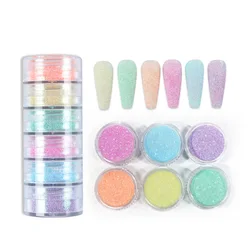 6 Colors Conjoined Bottled Cosmetic Festival Glitter Nail Sequins Powder for Nail Art Body and Crafts