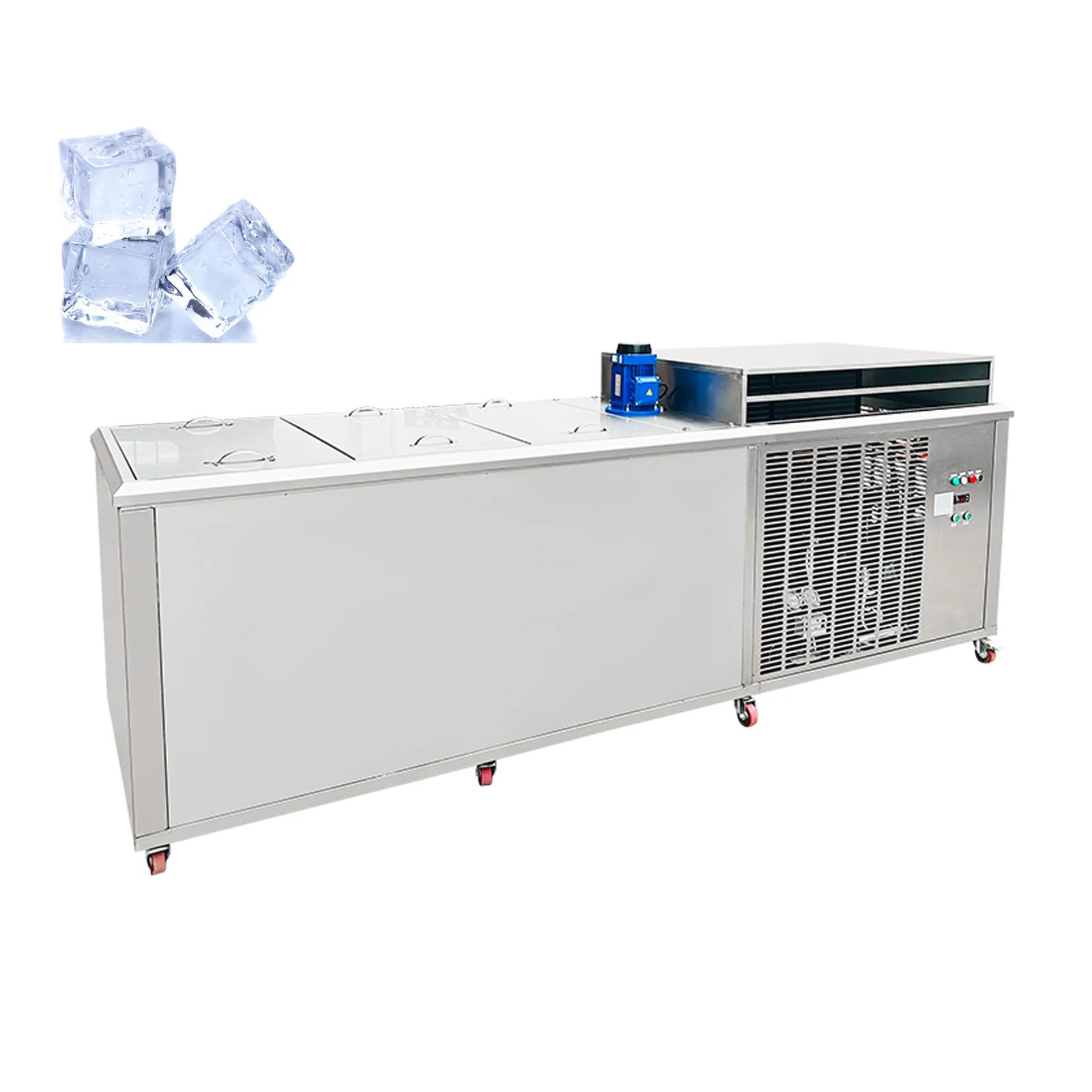 Industrial 2 Ton Transparent Direct Cooling Ice Block Make Machine with Solar Panel Price in Germany for Uk