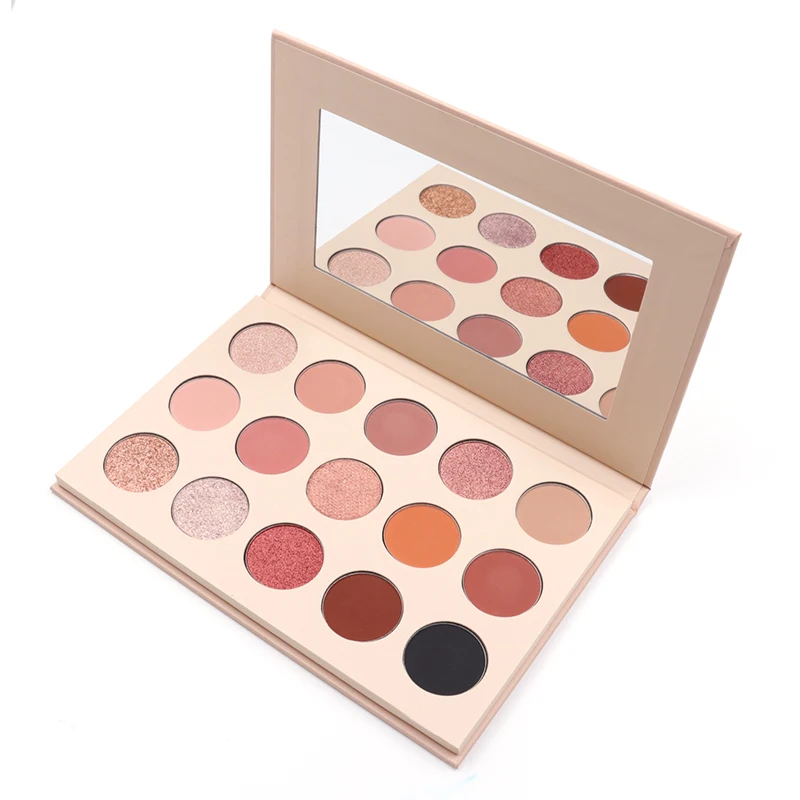 
2021 beautiful 15 color shimmer matte eyeshadow eye shadow palette makeup set for girls 