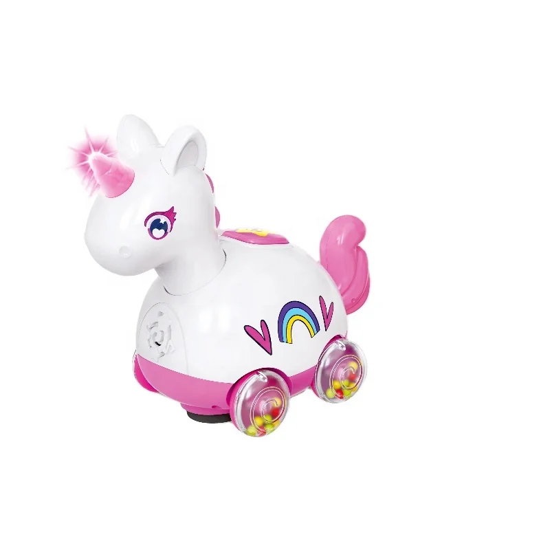 FiveStar Unicorn Giraffes Walking Learning Music Children Toys for Kids Early Educational Playing