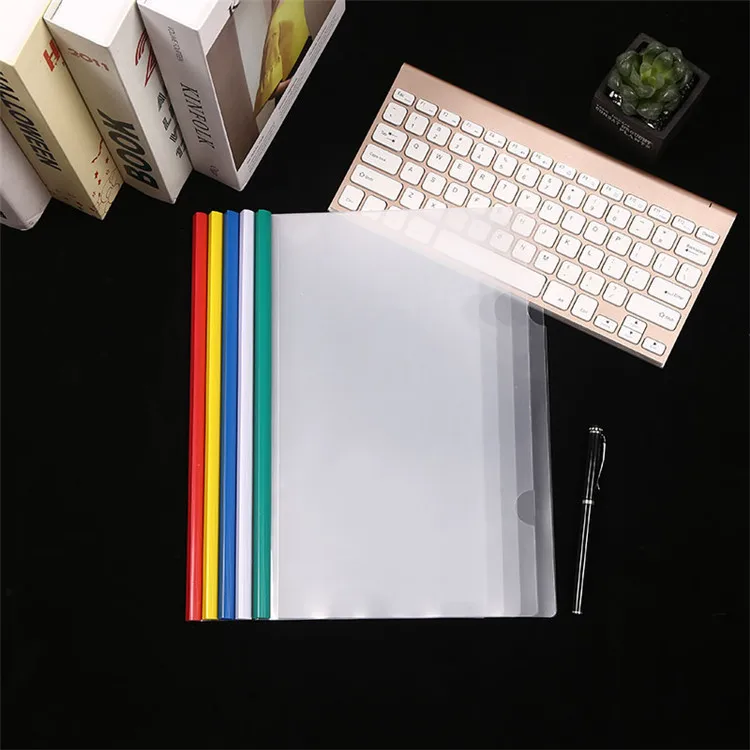 Wholesale A4 Report Covers Sliding Bar Report Folder Binder for School Office Supplies