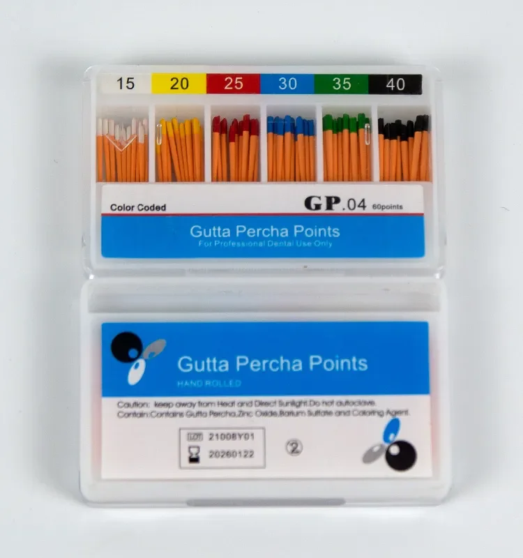 High Quality 02/04/06  taper gutta percha points with cheap price