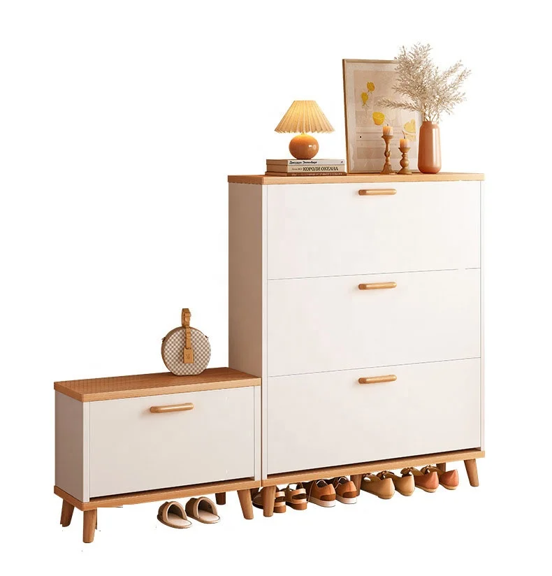 VIC Tipper shoe cabinet household door outside the corridor new entry door closet door storage Economical simple shoe rack