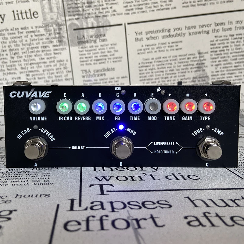  CUVAVE Cube Baby производство хор Phaser задержка реверберации искажения гитары педаль эффект многофункциональная гитарная низкая