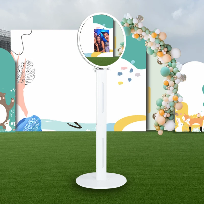 party instant spinning buy a miroir photobooth mirror photo booth machine print pictures with ring light