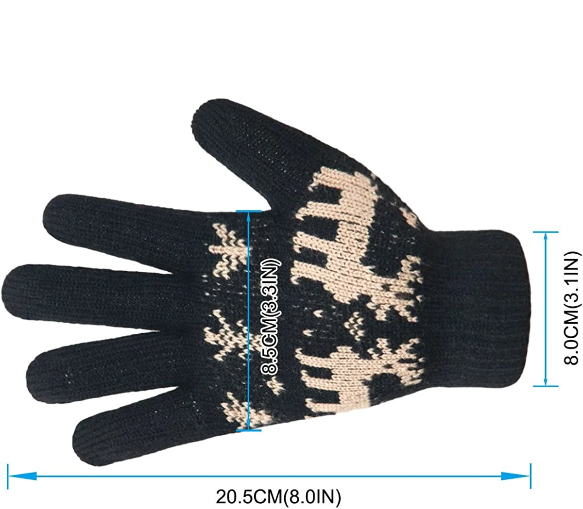 Touch screen texting warm magic gloves acrylic cashmere gloves winter warm gloves
