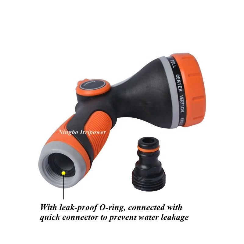 10 Functions Garden Hose Sprayer Nozzle High Pressure Anti-rust Adjustable Twist Hose Nozzle For Garden Plant