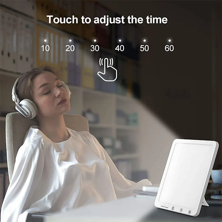 SAD Light Therapy Lamp Anti Depression Daylight Lamp 10000 Lux Affective Disorder Sad Lamp Light Therapy