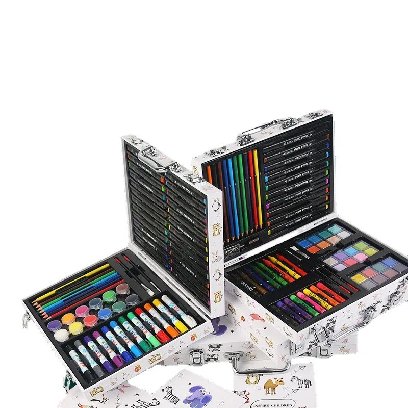 002 58 64 Pieces  Colour Pencil and Alcohol Based Permanent  For Kid Art Drawing stationery gift set for kids