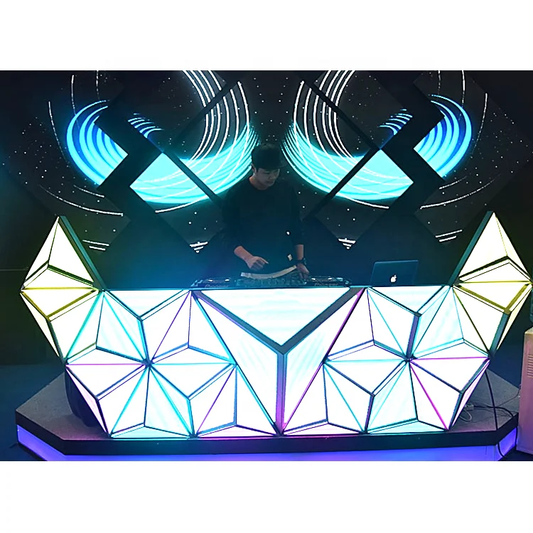 hot selling indoor led matrix P5 2.88*1.25m full color led display Electronic Music Festival night bar dj booth led display