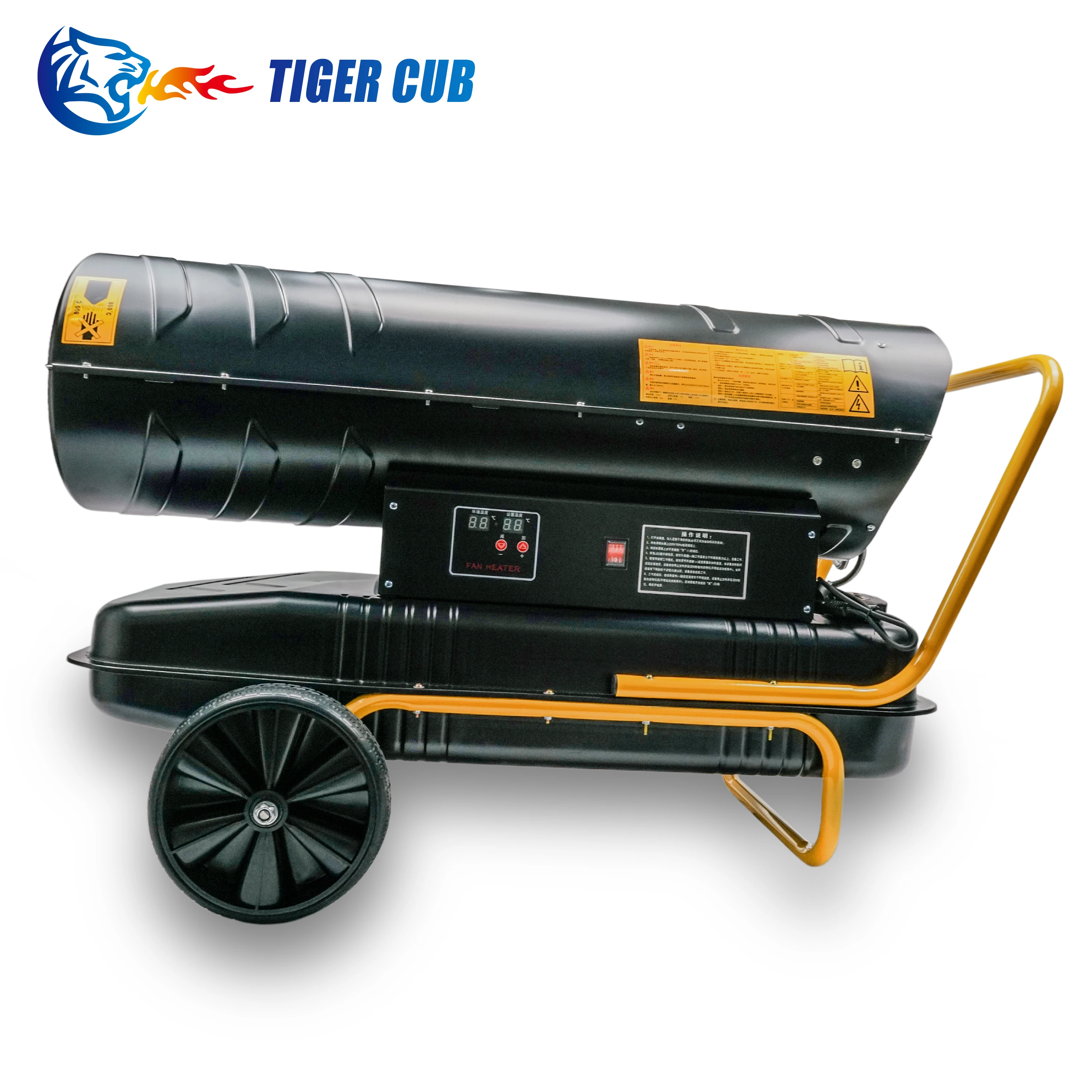 Industrial Fuel Heater Workshop Heating Stove Furnace Greenhouse Farm Diesel Large Heater Fan 20kw