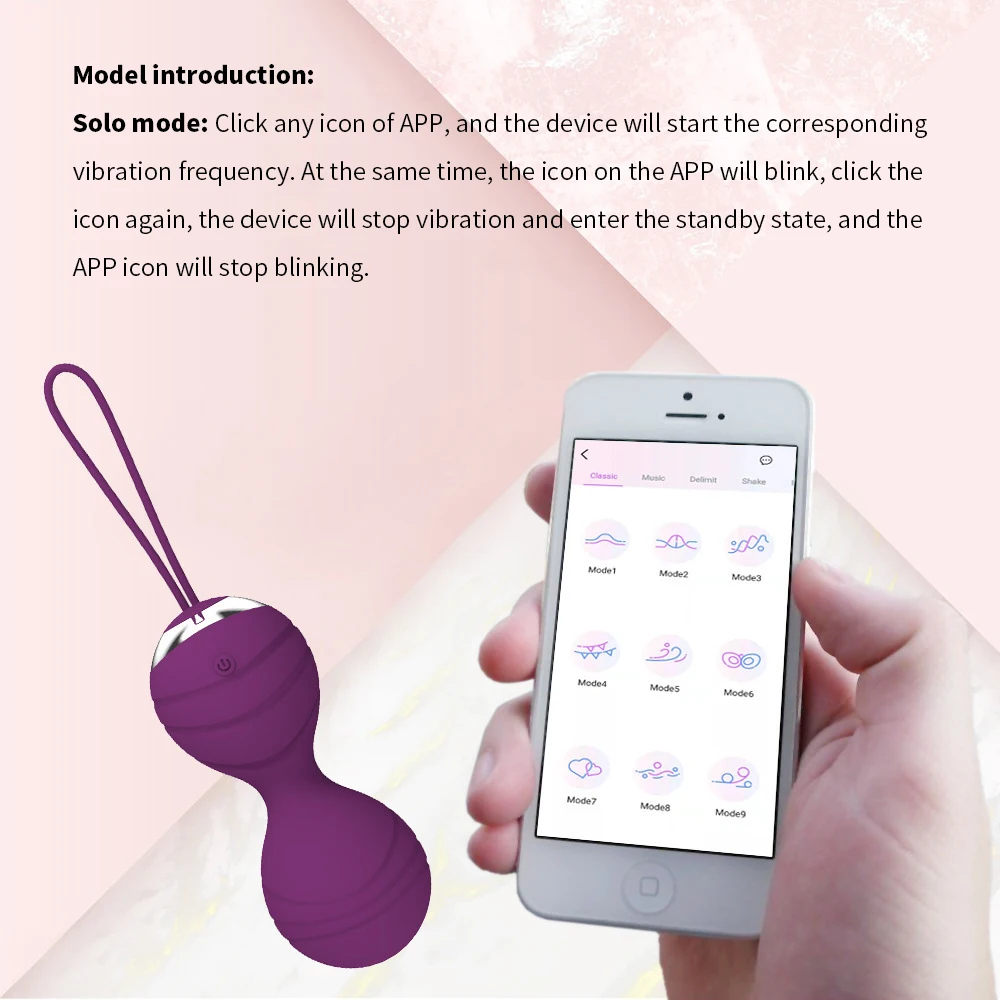 Online Shop Sale Different Weights Kegel Ben Wa Ball Set Vaginal Tightening Pelvic Floor Exerciser Kegel Ball For Women