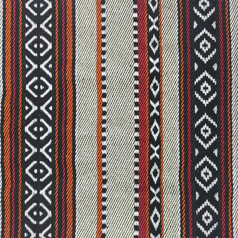 Custom new design arabic style jacquard sadu fabric for sofa furniture textile