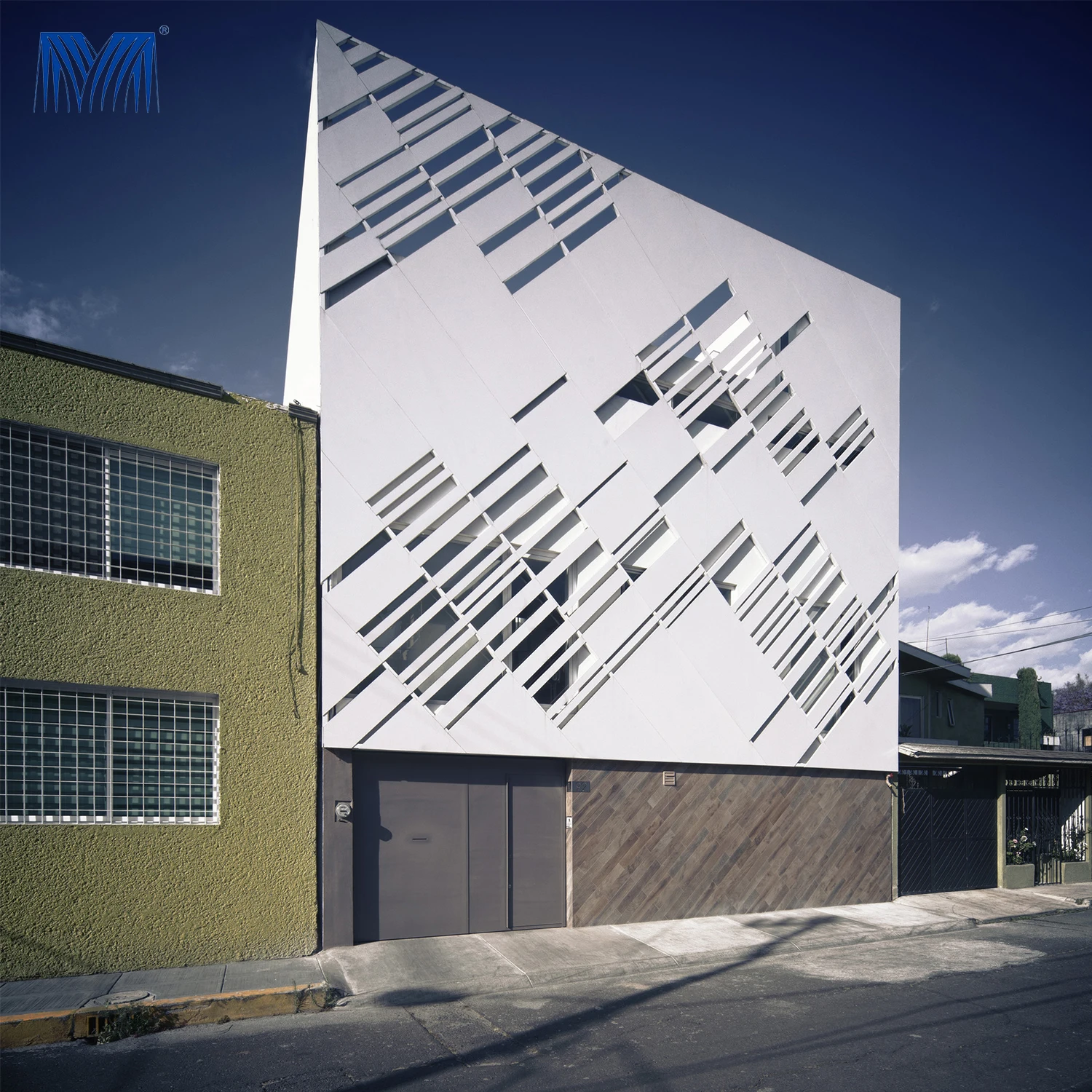 Design panels cladding metal wall panel for buildings cassette perforated aluminum facade
