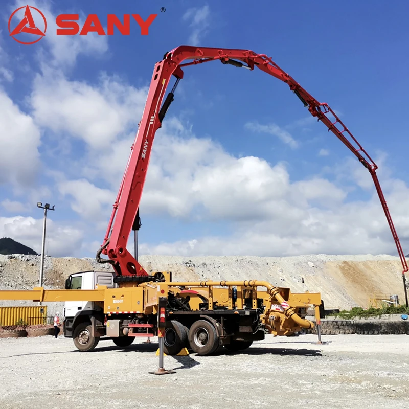 Sany Cement Boom Pump Concrete Pump Truck Reach 67m Concrete Pumper