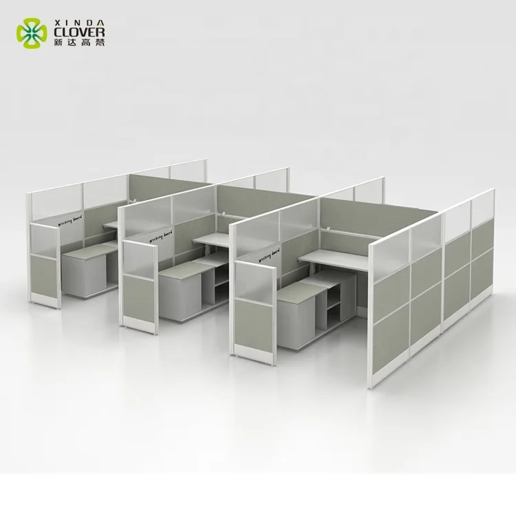 Wholesale Small Office Cubicle Design Office Partition System Aluminium Modern Office Divider Panels